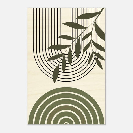 Da Vinci Bohemian Modern Art Wall art print - Wood Prints - 30x45 cm / 12x18″ - 