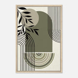 Da Vinci Bohemian Modern Art Wall art print - Framed Canvas - 60x90 cm / 24x36″ - Wood frame