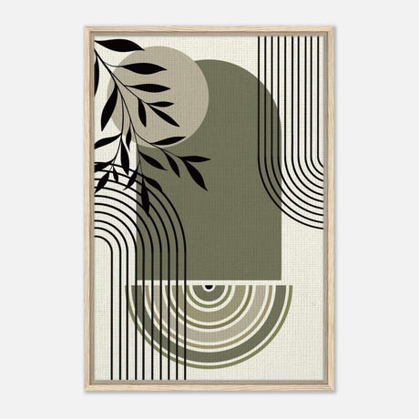 Da Vinci Bohemian Modern Art Wall art print - Framed Canvas - 60x90 cm / 24x36″ - Wood frame