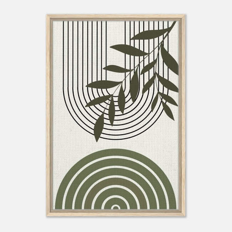 Da Vinci Bohemian Modern Art Wall art print - Framed Canvas - 50x75 cm / 20x30″ - Wood frame