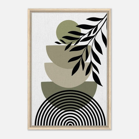 Da Vinci Bohemian Modern Art Wall art print - Framed Canvas - 50x75 cm / 20x30″ - Wood frame