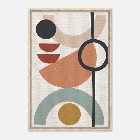 Da Vinci Bohemian Modern Art Wall art print - Framed Canvas - 60x90 cm / 24x36″ - Wood frame