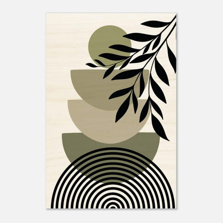 Da Vinci Bohemian Modern Art Wall art print - Wood Prints - 40x60 cm / 16x24″ - 