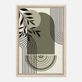 Da Vinci Bohemian Modern Art Wall art print - Framed Canvas - 40x60 cm / 16x24″ - Wood frame