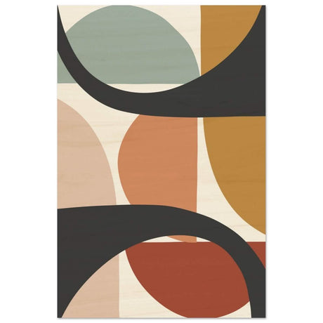 Da Vinci Bohemian Modern Art Wall art print - Wood Prints - 30x45 cm / 12x18″ - 