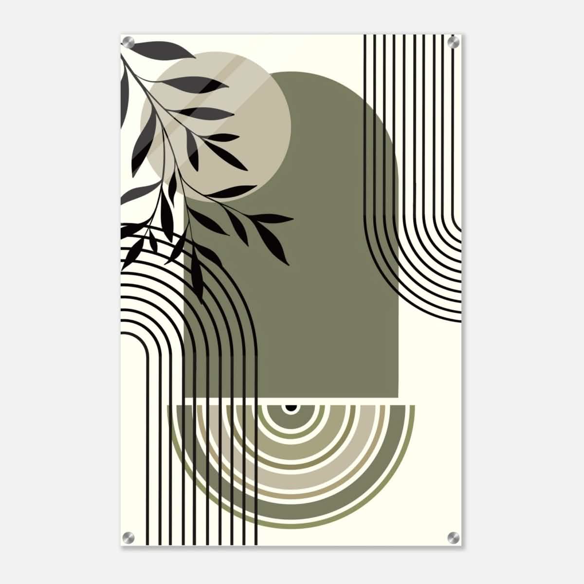 Da Vinci Bohemian Modern Art Wall art print - Acrylic Print - 60x90 cm / 24x36″ - 