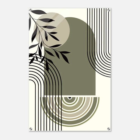 Da Vinci Bohemian Modern Art Wall art print - Acrylic Print - 60x90 cm / 24x36″ - 