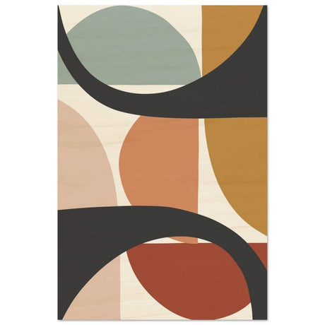 Da Vinci Bohemian Modern Art Wall art print - Wood Prints - 50x75 cm / 20x30″ - 