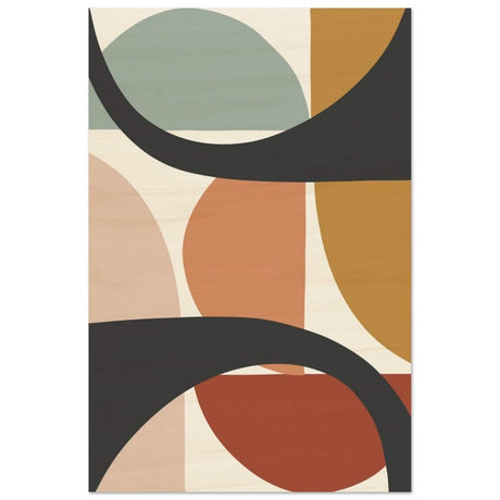 Da Vinci Bohemian Modern Art Wall art print - Wood Prints - 40x60 cm / 16x24″ - 