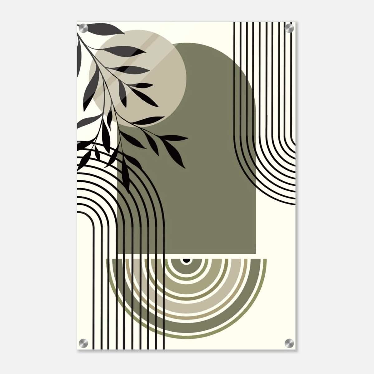 Da Vinci Bohemian Modern Art Wall art print - Acrylic Print - 50x75 cm / 20x30″ - 