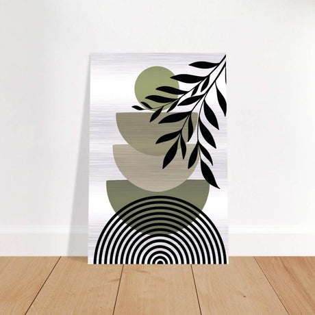 Da Vinci Bohemian Modern Art Wall art print - Brushed Aluminum Print - 60x90 cm / 24x36″ - 