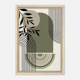 Da Vinci Bohemian Modern Art Wall art print - Framed Canvas - 30x45 cm / 12x18″ - Wood frame