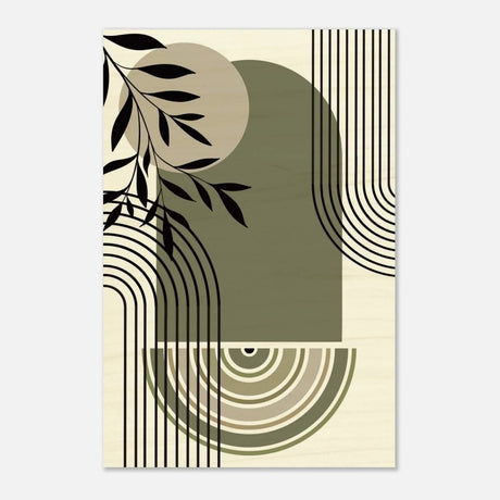 Da Vinci Bohemian Modern Art Wall art print - Wood Prints - 40x60 cm / 16x24″ - 