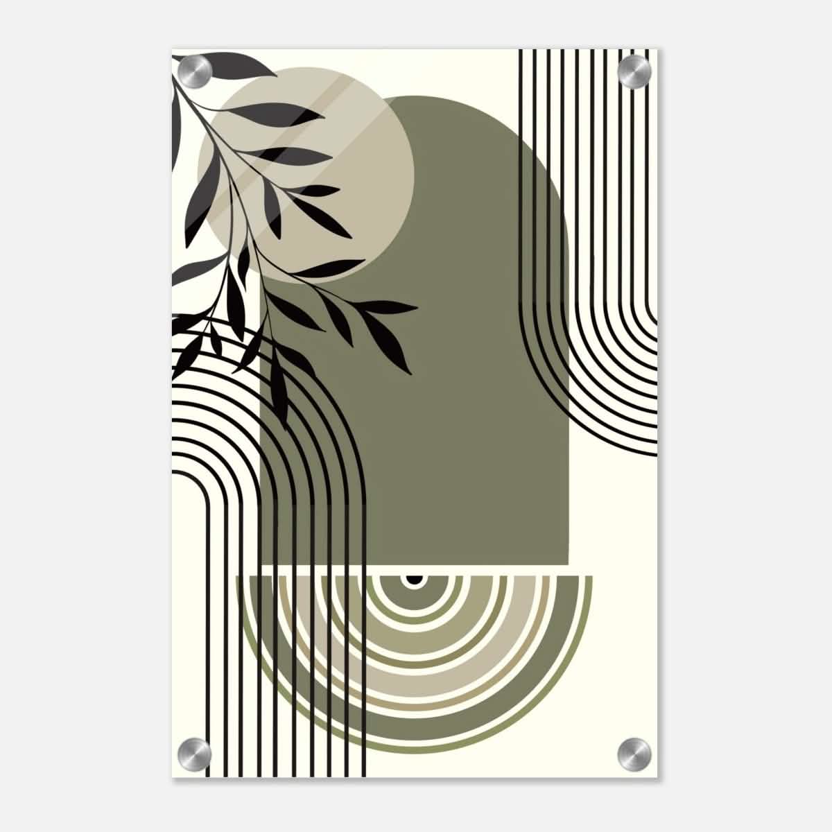 Da Vinci Bohemian Modern Art Wall art print - Acrylic Print - 30x45 cm / 12x18″ - 