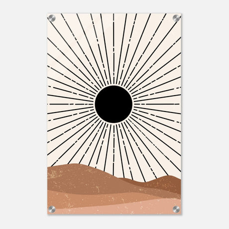 Da Vinci Bohemian Modern Minimalist Art Wall art print - Acrylic Print - 40x60 cm / 16x24″ - 