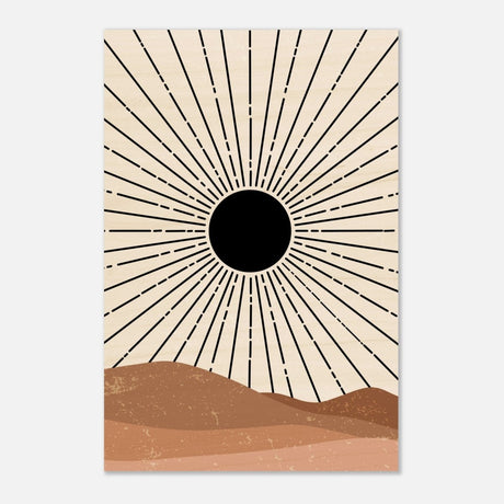 Da Vinci Bohemian Modern Minimalist Art Wall art print - Wood Prints - 60x90 cm / 24x36″ - 