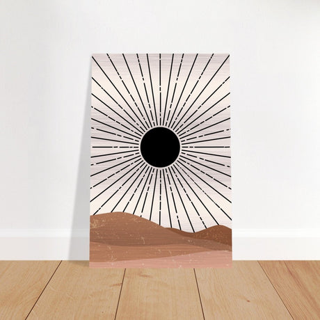 Da Vinci Bohemian Modern Minimalist Art Wall art print - Brushed Aluminum Print - 30x45 cm / 12x18″ - 