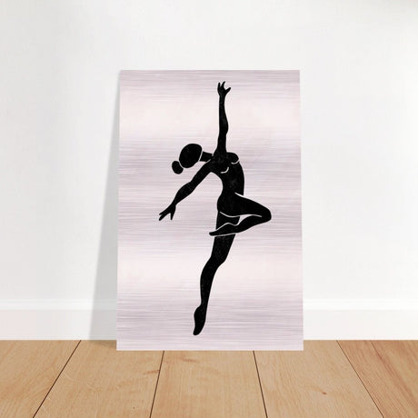 Da Vinci Contemporary Minimalist Art - Brushed Aluminum Print - 30x45 cm / 12x18″ - 