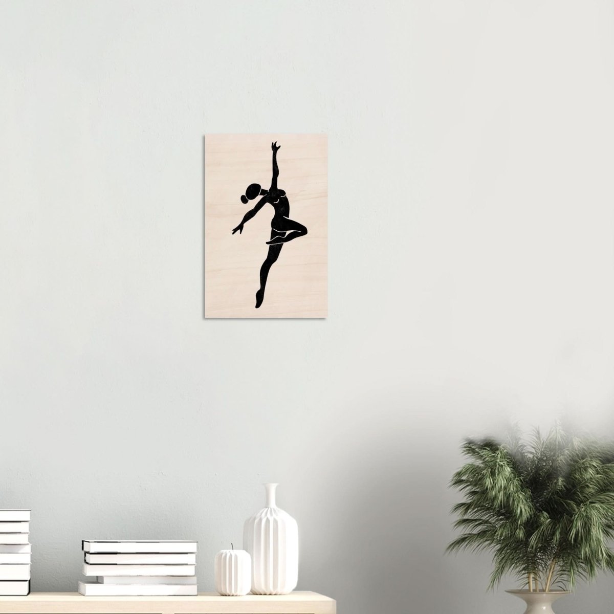 Da Vinci Contemporary Minimalist Art - Wood Prints - 30x45 cm / 12x18″ - 20 mm