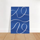 Da Vinci Contemporary Minimalist Wall Art - Brushed Aluminum Print - 70x100 cm / 28x40″ - 