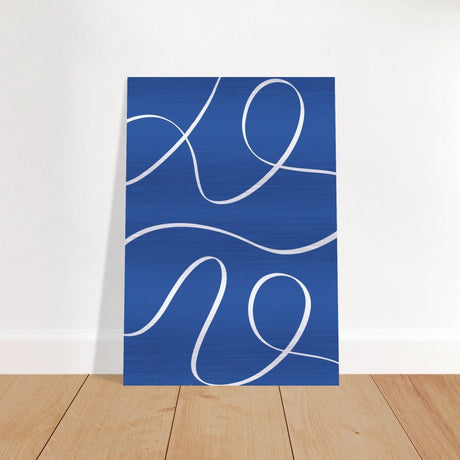 Da Vinci Contemporary Minimalist Wall Art - Brushed Aluminum Print - 70x100 cm / 28x40″ - 