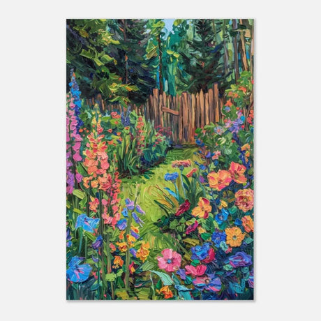 Da Vinci Contemporary Modern Art Wall art print | English garden - Aluminum Print - 40x60 cm / 16x24″ - 