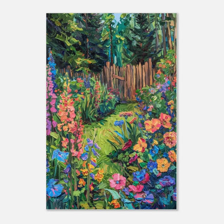 Da Vinci Contemporary Modern Art Wall art print | English garden - Aluminum Print - 30x45 cm / 12x18″ - 