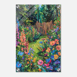 Da Vinci Contemporary Modern Art Wall art print | English garden - Acrylic Print - 30x45 cm / 12x18″ - 