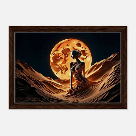 Da Vinci Contemporary Modern Art Wall art print | Sand Woman - Acrylic Print - 30x45 cm / 12x18″ - 