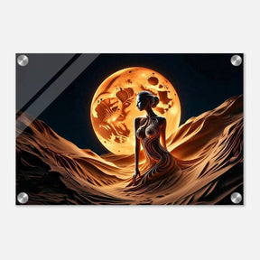Da Vinci Contemporary Modern Art Wall art print | Sand Woman - Acrylic Print - 30x45 cm / 12x18″ - 
