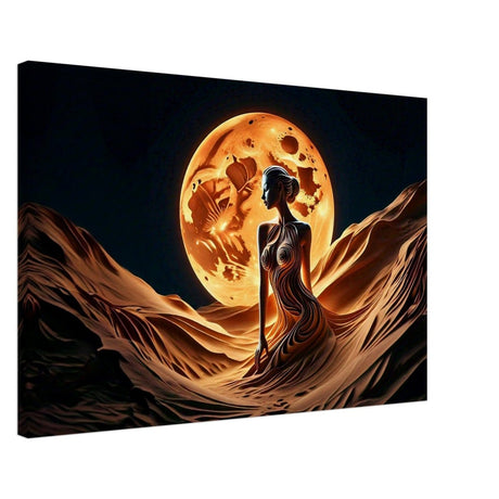 Da Vinci Contemporary Modern Art Wall art print | Sand Woman - Acrylic Print - 30x45 cm / 12x18″ - 