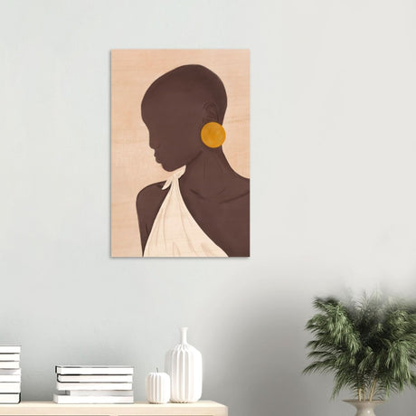 Da Vinci Contemporary Modern Art - Wood Prints - 50x75 cm / 20x30″ - 20 mm