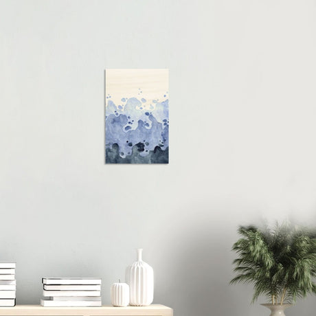 Da Vinci Contemporary Modern Wall Art | Beach - Wood Prints - 30x45 cm / 12x18″ - 20 mm