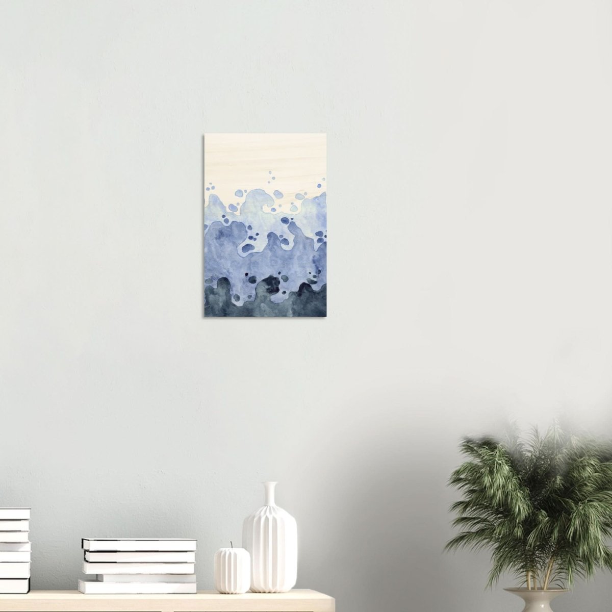 Da Vinci Contemporary Modern Wall Art | Beach - Wood Prints - 30x45 cm / 12x18″ - 10 mm