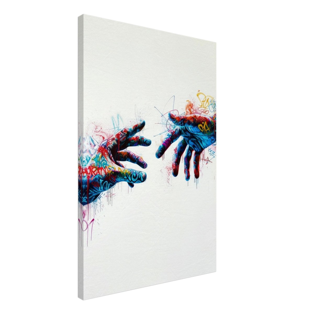 Da Vinci Contemporary Modern Wall art Print | Hands - Canvas - 50x75 cm / 20x30″ - 