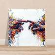 Da Vinci Contemporary Modern Wall art Print | Hands - Acrylic Print - 40x40 cm / 16x16″ - 