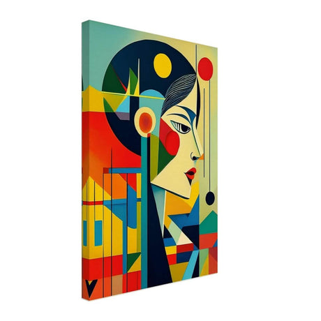 Da Vinci Contemporary Modern Wall Art - Canvas - 40x60 cm / 16x24″ - Thick