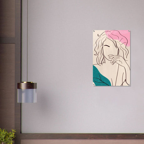 Da Vinci Contemporary Modern Wall Art - Acrylic Print - 50x75 cm / 20x30″ - 