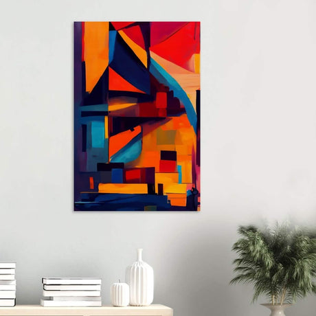 Da Vinci Contemporary Modern Wall Art - Wood Prints - 60x90 cm / 24x36″ - 20 mm