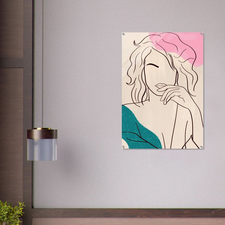 Da Vinci Contemporary Modern Wall Art - Acrylic Print - 70x100 cm / 28x40″ - 