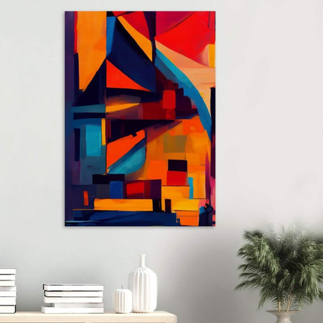 Da Vinci Contemporary Modern Wall Art - Wood Prints - 70x100 cm / 28x40″ - 20 mm