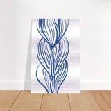 Da Vinci Contemporary Modern Wall Art - Brushed Aluminum Print - 40x60 cm / 16x24″ - 