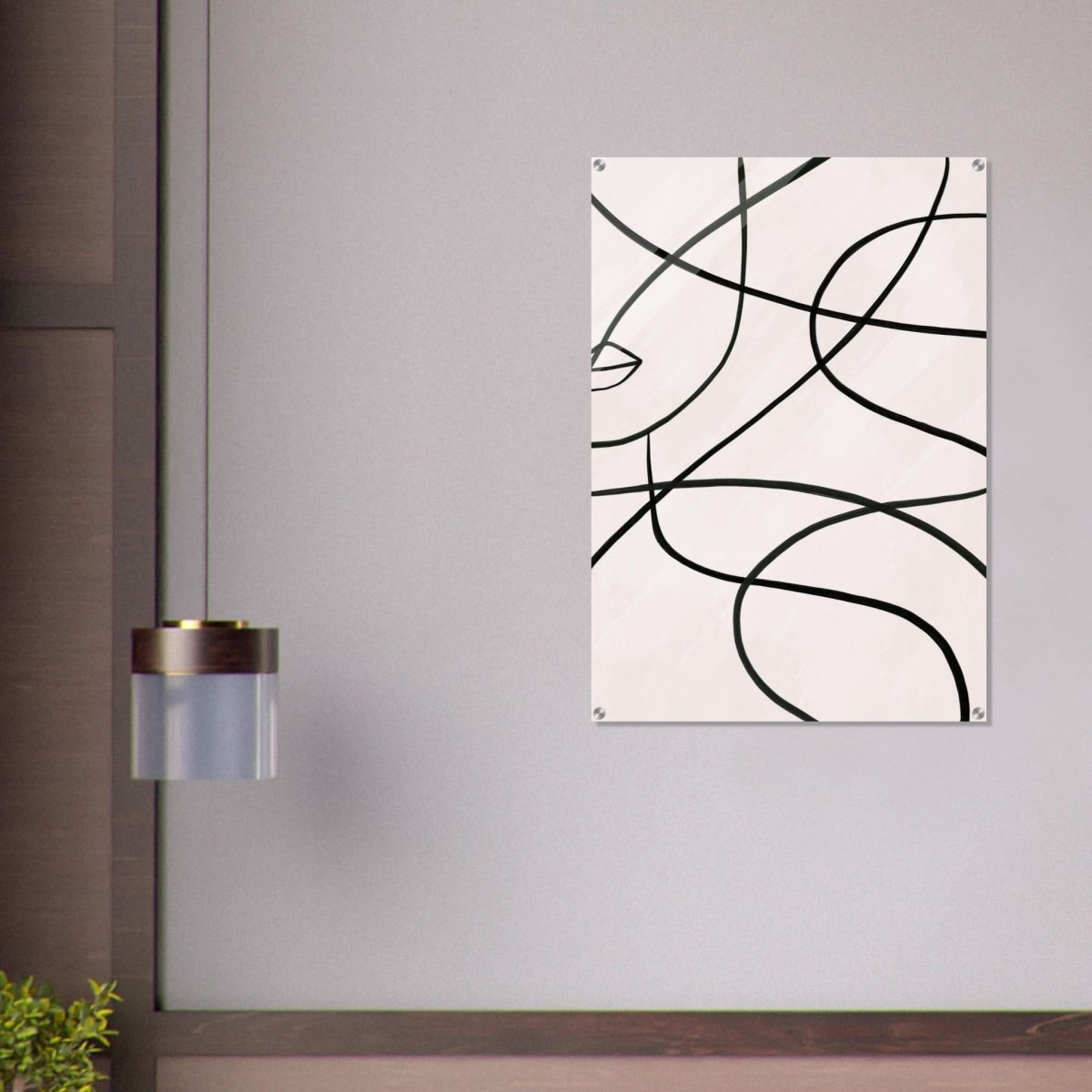 Da Vinci Contemporary Modern Wall Art - Acrylic Print - 70x100 cm / 28x40″ - 