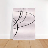 Da Vinci Contemporary Modern Wall Art - Brushed Aluminum Print - 70x100 cm / 28x40″ - 