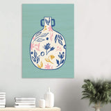 Da Vinci Contemporary Modern Wall Art - Wood Prints - 70x100 cm / 28x40″ - 10 mm