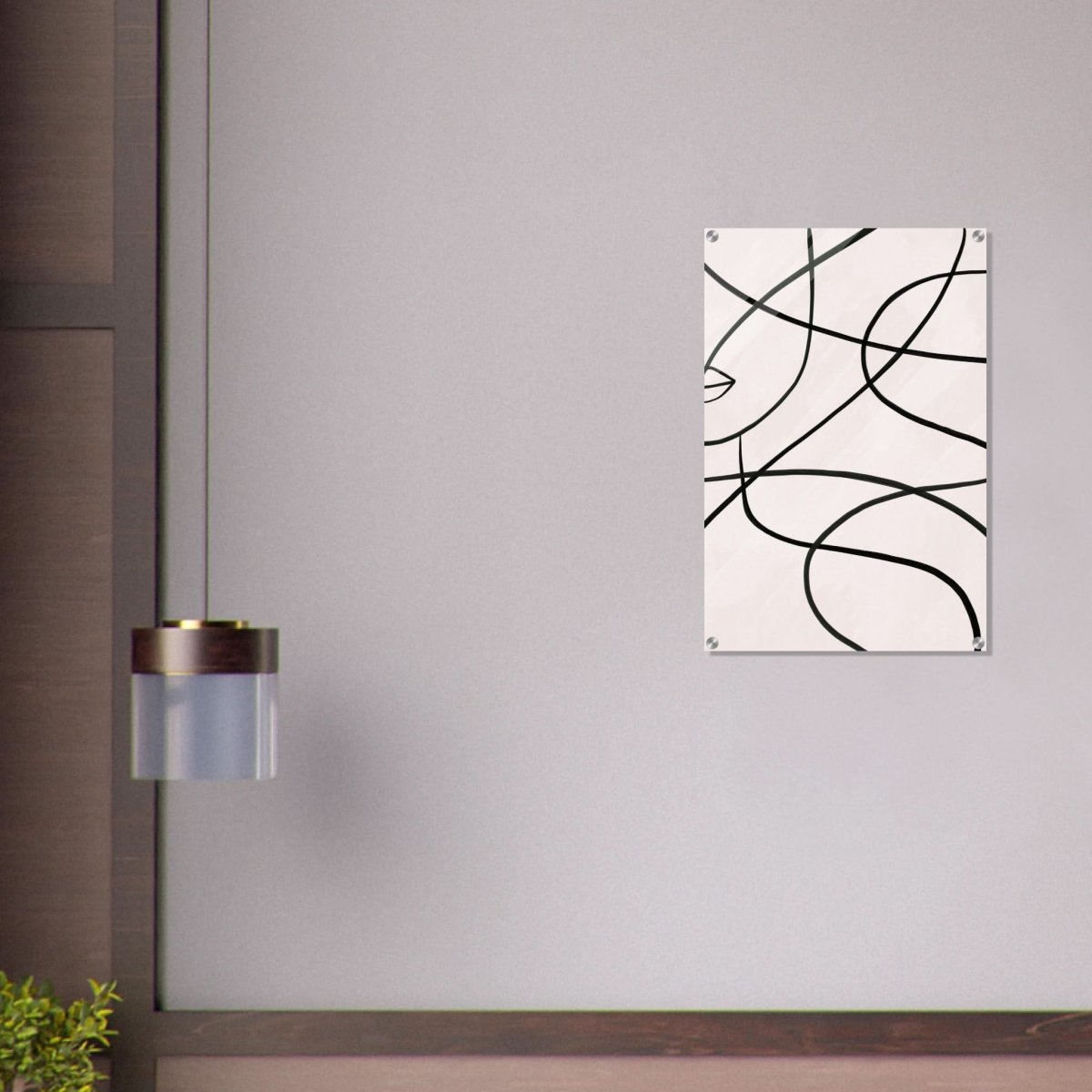 Da Vinci Contemporary Modern Wall Art - Acrylic Print - 50x75 cm / 20x30″ - 