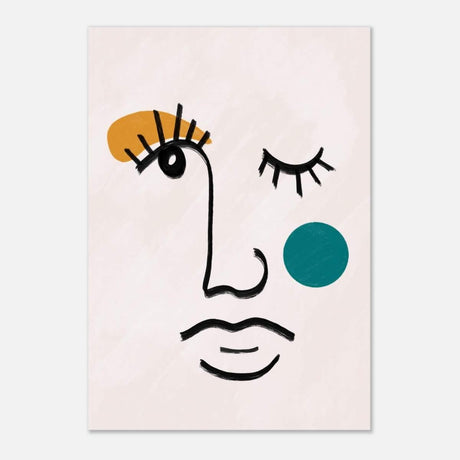 Da Vinci Contemporary Modern Wall Art - Aluminum Print - 70x100 cm / 28x40″ - 