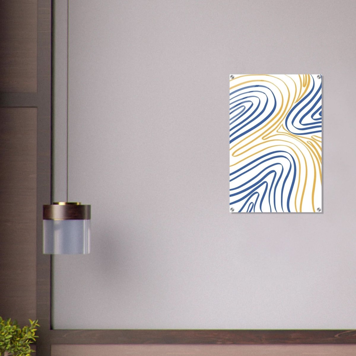 Da Vinci Contemporary Modern Wall Art - Acrylic Print - 50x75 cm / 20x30″ - 