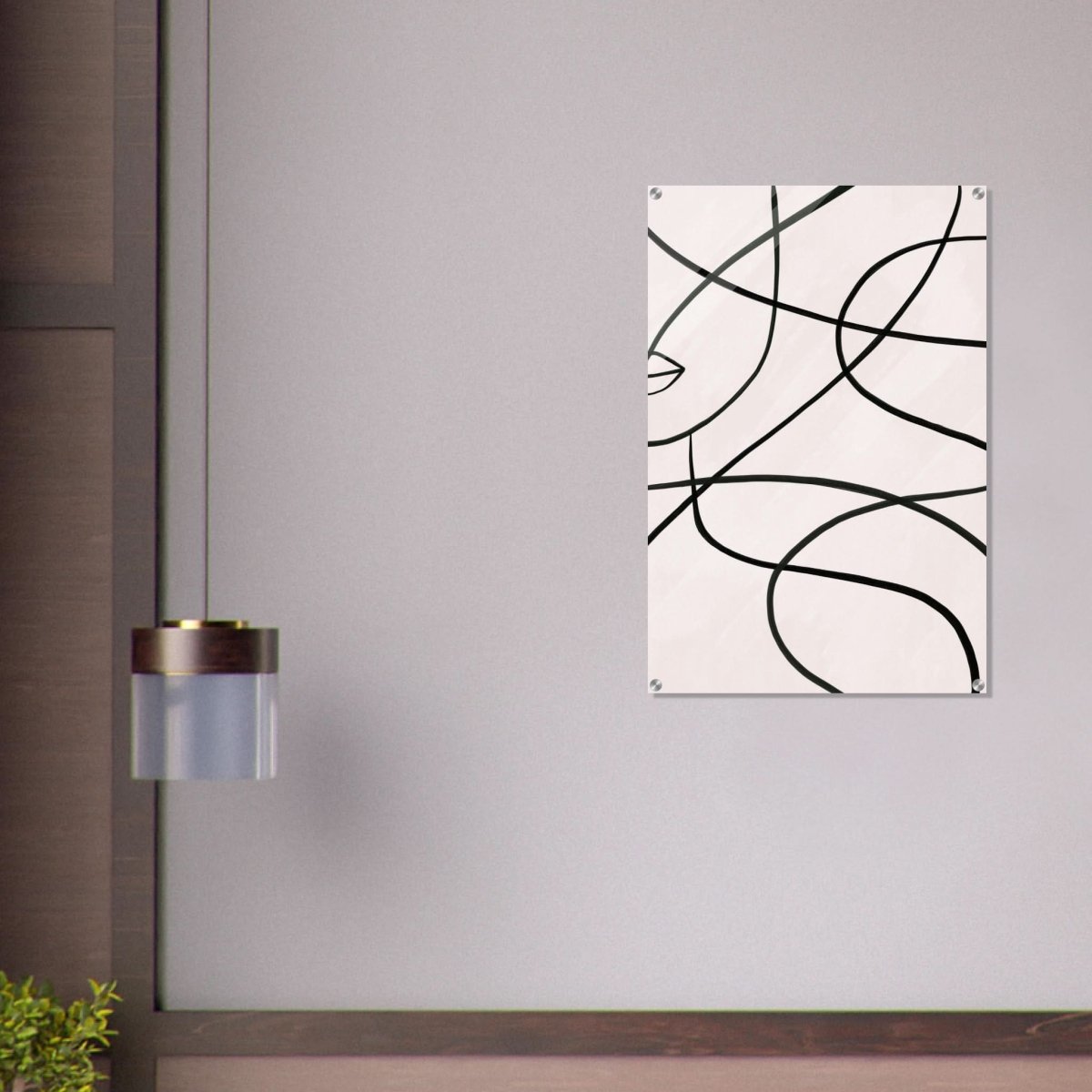 Da Vinci Contemporary Modern Wall Art - Acrylic Print - 60x90 cm / 24x36″ - 