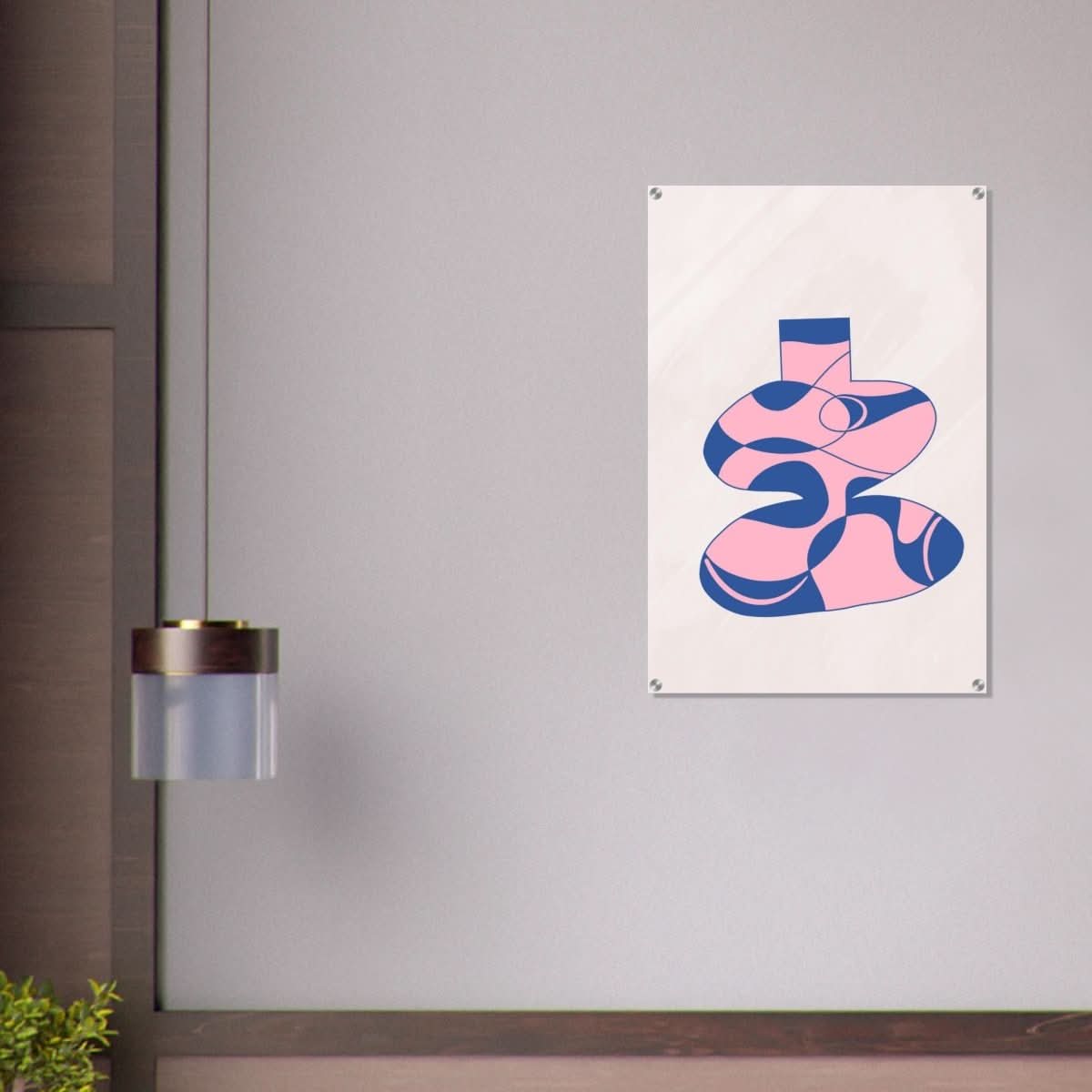 Da Vinci Contemporary Modern Wall Art - Acrylic Print - 60x90 cm / 24x36″ - 